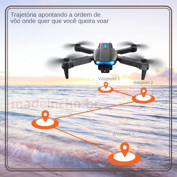 Drone De Câmera De 4K Profissional De Alta Definição Com Dupla - Image 6