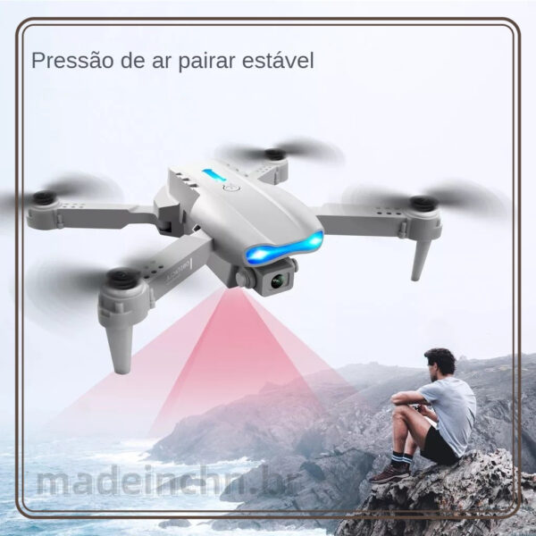 Drone De Câmera De 4K Profissional De Alta Definição Com Dupla - Image 3