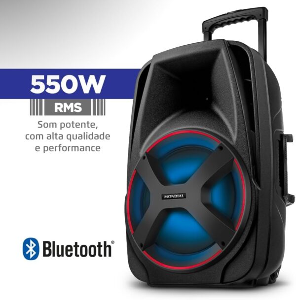 Caixa de Som MONDIAL - Bivolt, 500W RMS - AMAZON