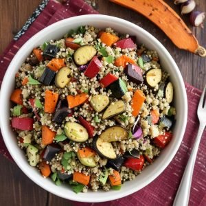 Salada de Quinoa com Legumes Assados 2